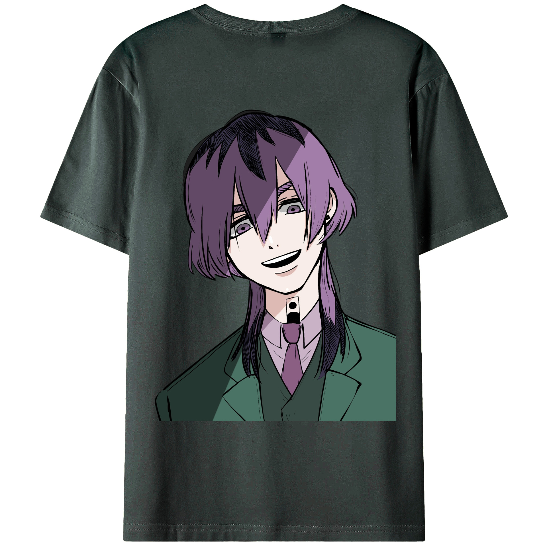 （画像用） 東京リベンジャーズ Tokyo Revengers 綿100％ メンズ半袖Tシャツ（バックプリント） 通気性